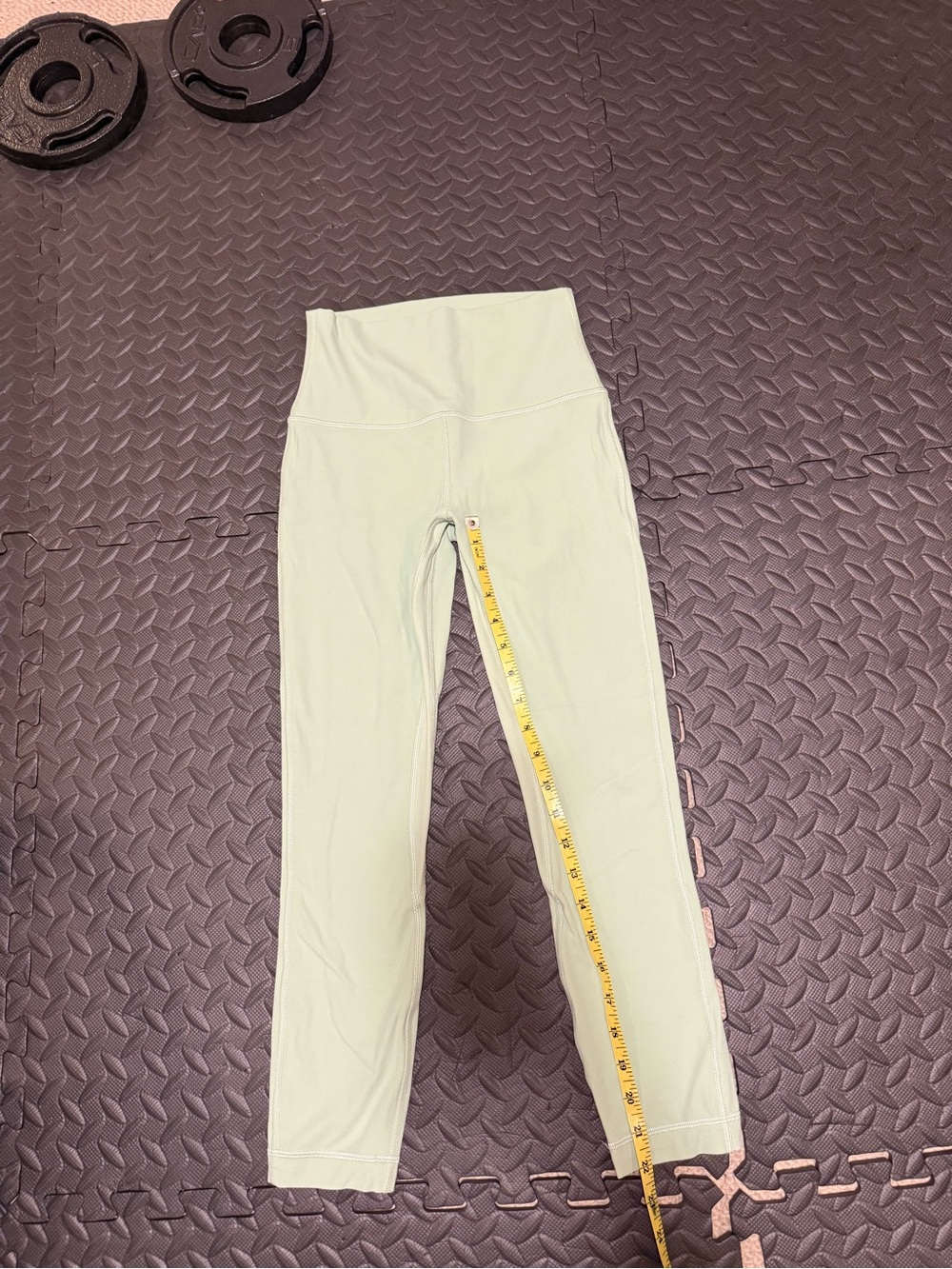 Light green align leggings size 4